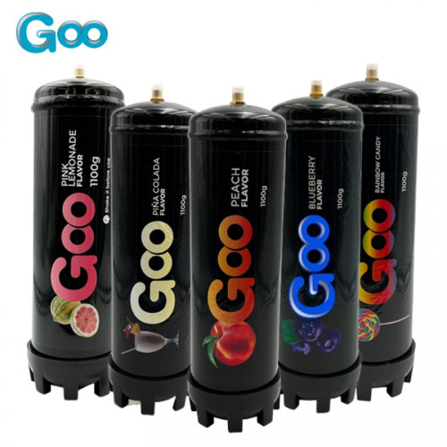 GOO 1100G CREAM CHARGER CANISTERS 2CT/BOX (FOOD PURPOSE ONLY)